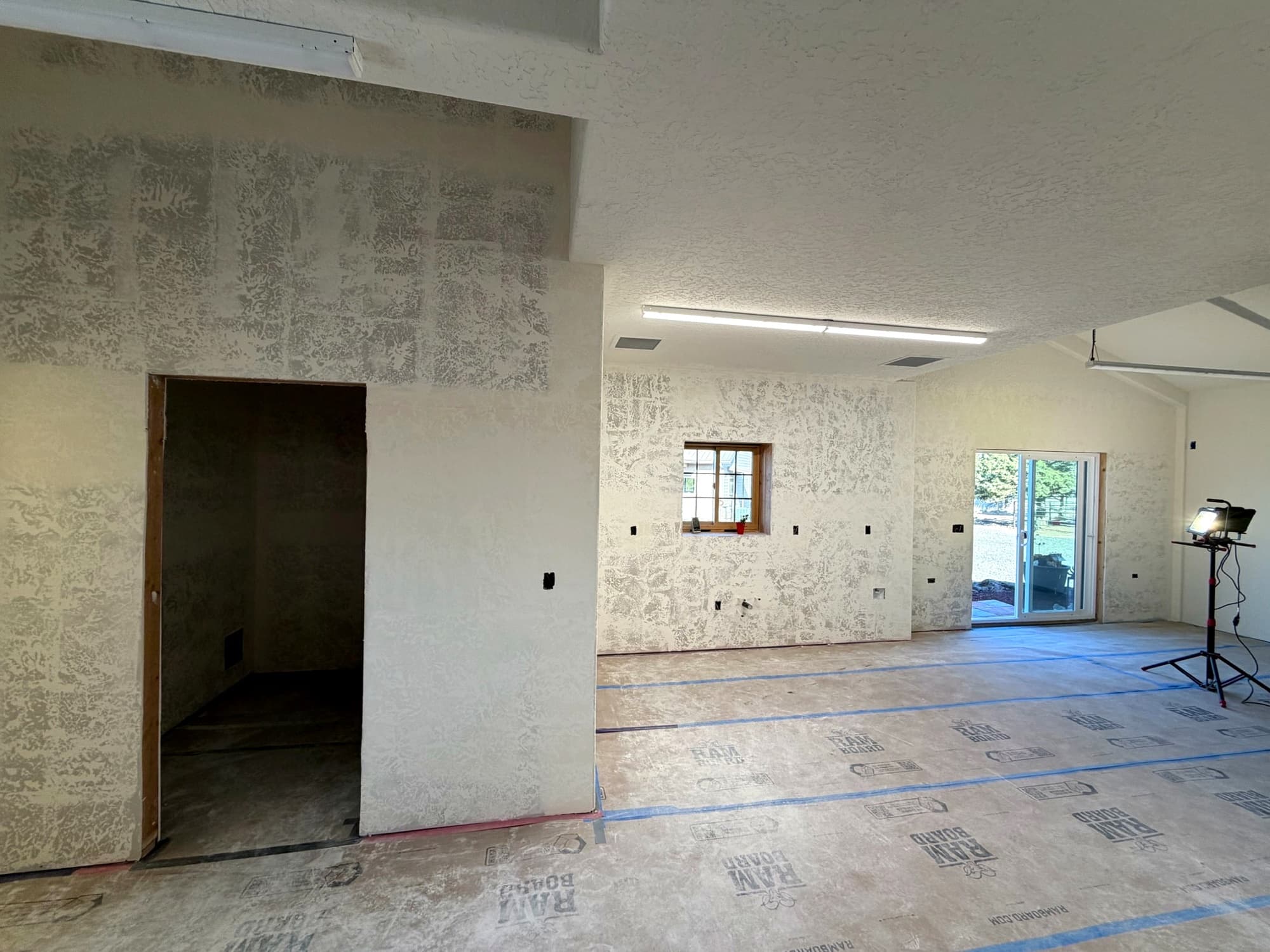 Martinsen Construction, interior drywall and finish work in progress, Central Oregon