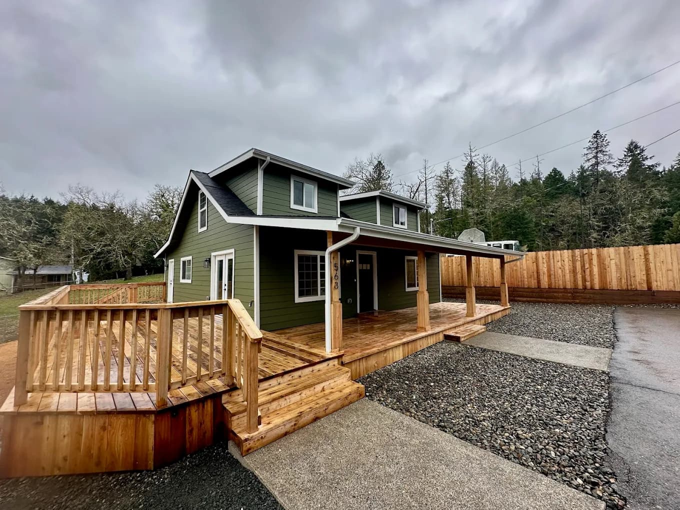 New home construction project in Central Oregon by Martinsen Construction
