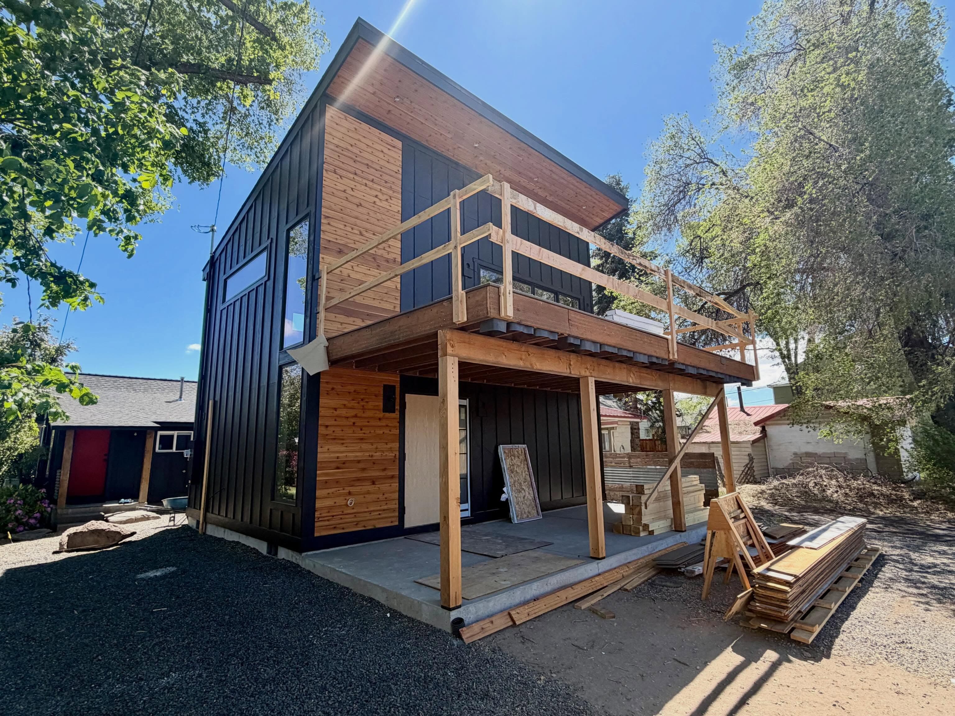 Martinsen Construction — modern black exterior ADU build